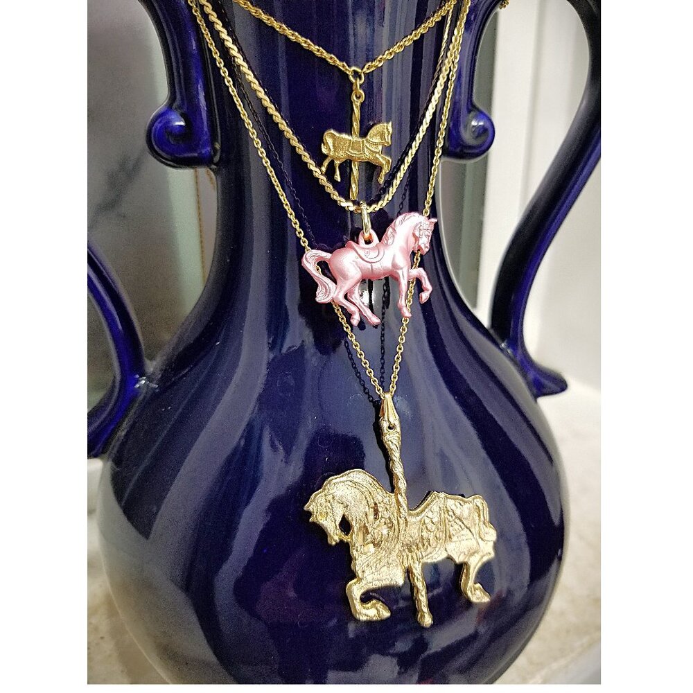 LIKE NEW 'Pink Pony Club' Necklace Set